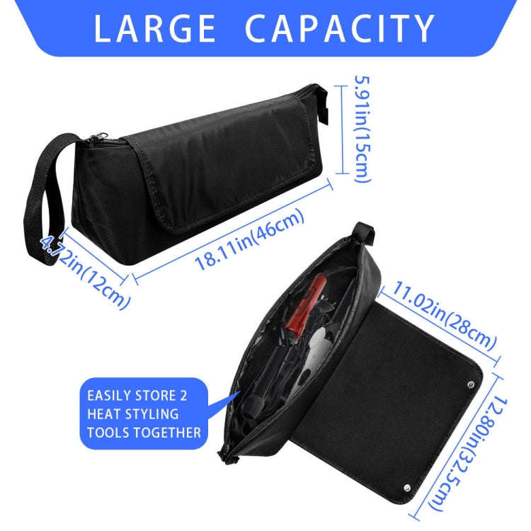 Hair Straightener and Curling Iron Hair Tool Storage Bag For Dyson(Pink)