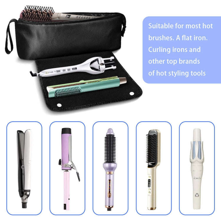 Hair Straightener and Curling Iron Hair Tool Storage Bag For Dyson(Pink)