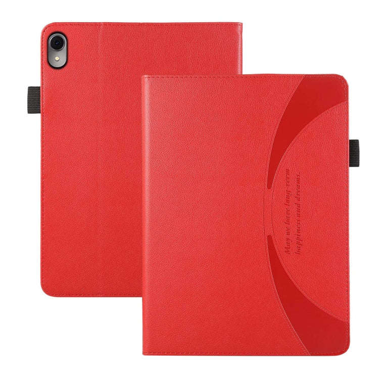 For Huawei MatePad 11 2023 Litchi Texture Leather Sucker Tablet Case(Red)