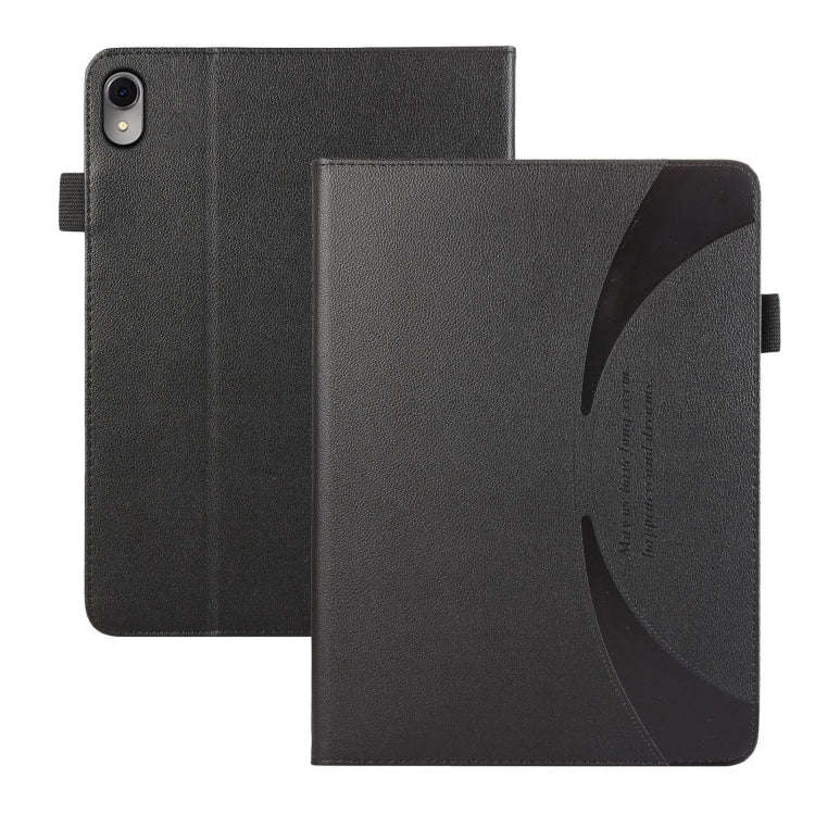For Huawei MatePad 11 2023 Litchi Texture Leather Sucker Tablet Case(Black)