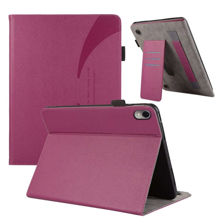 For Huawei MatePad 11 2023 Litchi Texture Leather Sucker Tablet Case(Purple)