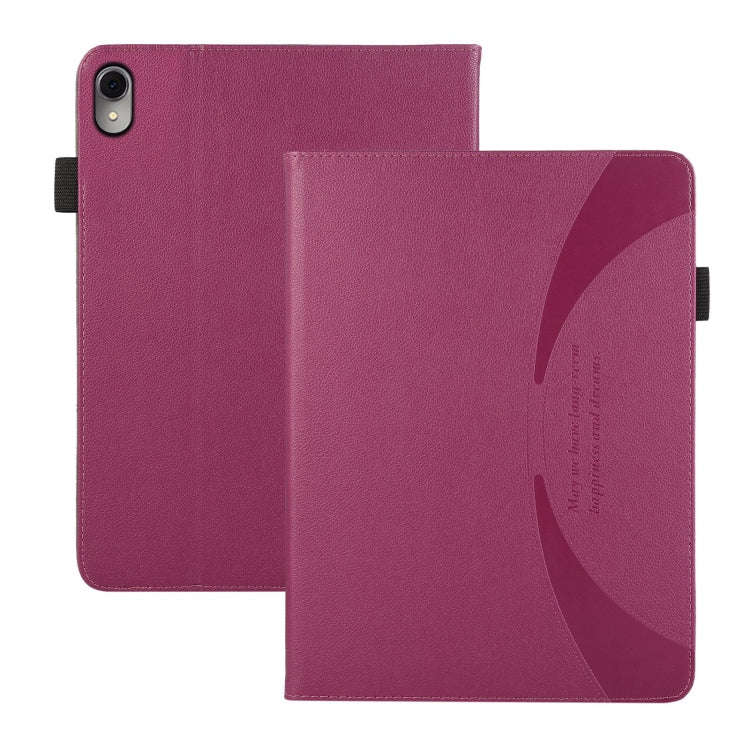 For Huawei MatePad 11 2023 Litchi Texture Leather Sucker Tablet Case(Purple)