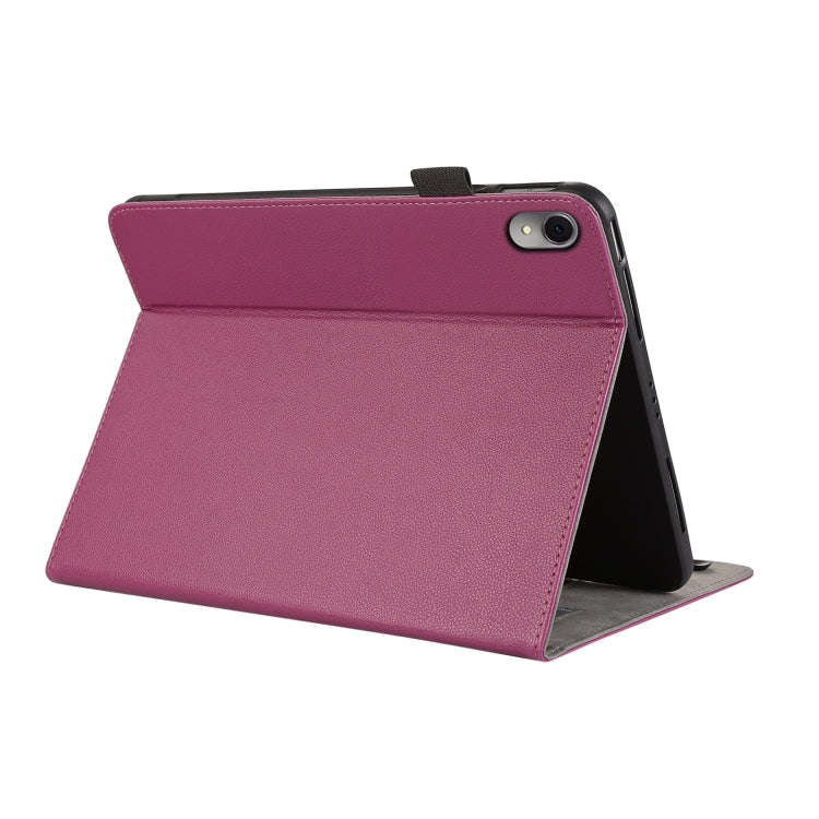 For Huawei MatePad 11 2023 Litchi Texture Leather Sucker Tablet Case(Purple)
