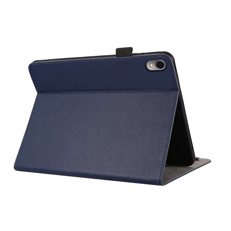 For Huawei MatePad 11 2023 Litchi Texture Leather Sucker Tablet Case(Dark Blue)
