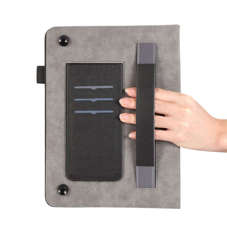For Huawei MatePad SE 10.4 Litchi Texture Leather Sucker Tablet Case(Black)