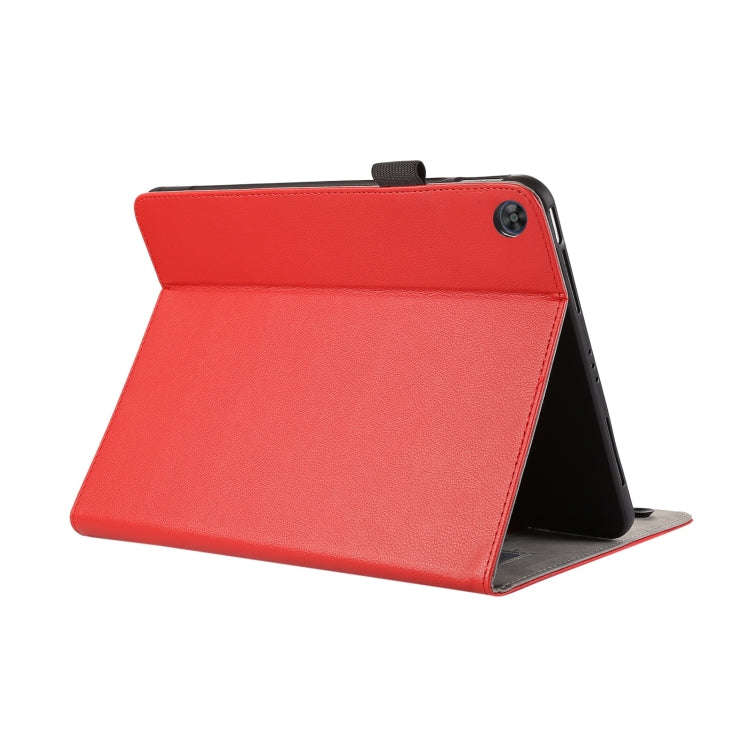 For Huawei MatePad T 10 / T 10s Litchi Texture Leather Sucker Tablet Case(Red)