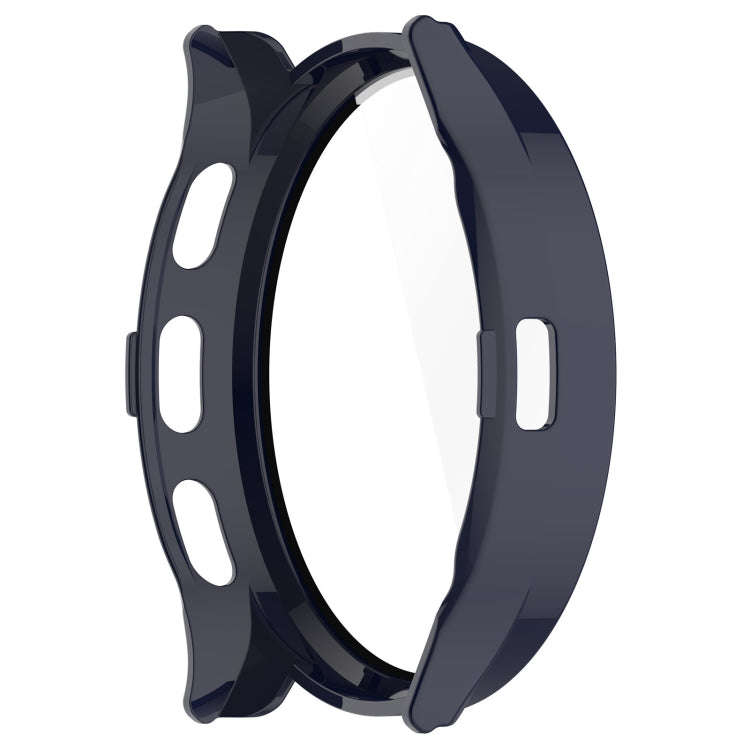 For Garmin Venu 3S PC + Tempered Glass Film Integrated Watch Case(Ink Blue)