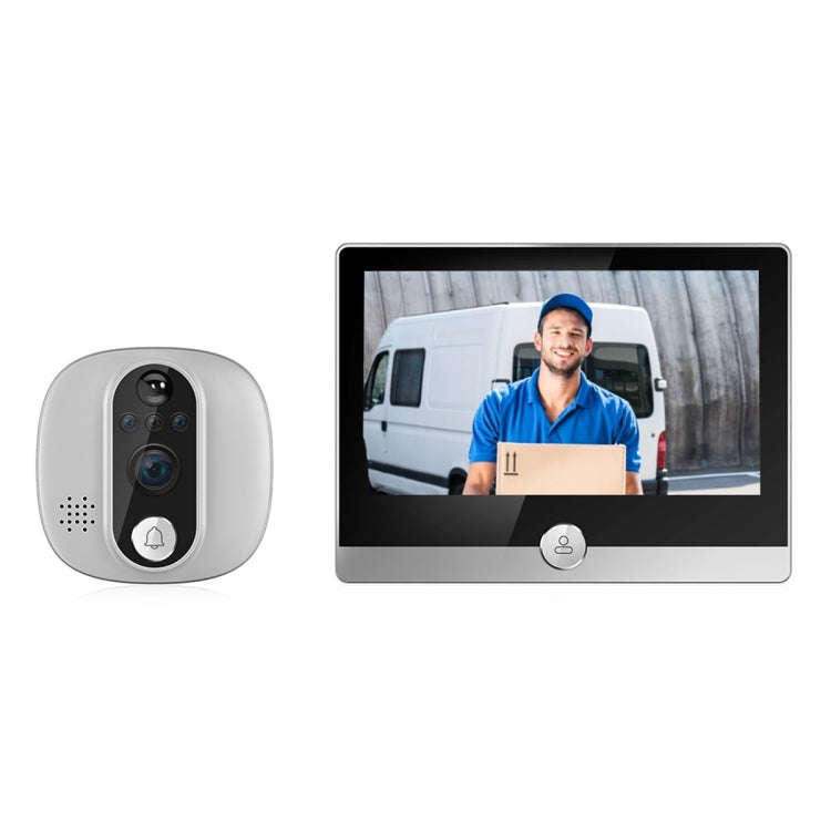 ESCAM C85 1080P 4.3 inch Smart WIFI Digital Door Viewer Supports Wide-Angle PIR & Night Vision & ...