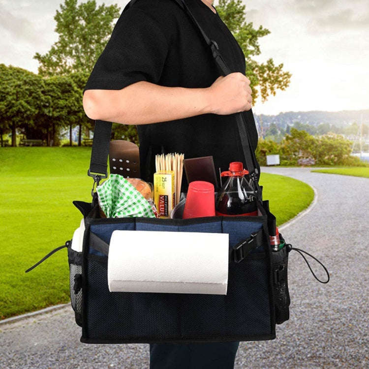 Large Foldable and Portable Outdoor Car Camping Picnic Storage Bag(Black)