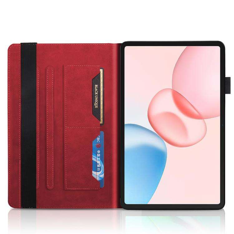 For Honor Pad 10 Tree Life Series Embossed Leather Tablet Case(Red)