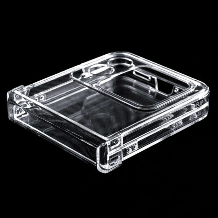 For Huawei nova Flip Full Coverage PC Transparent Shockproof Protective Phone Case