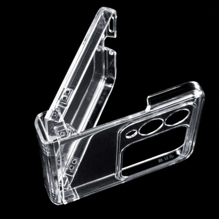 For Huawei nova Flip Full Coverage PC Transparent Shockproof Protective Phone Case