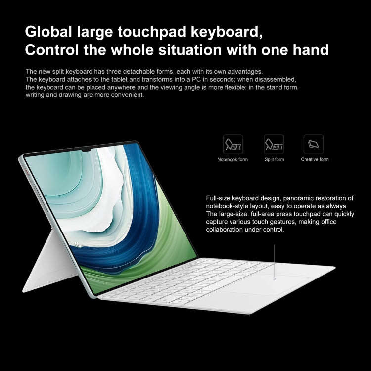 HUAWEI MatePad Pro 13.2 inch WiFi, 16GB+1TB, with Smart Keyboard + Stylus, HarmonyOS 4 Hisilicon ...