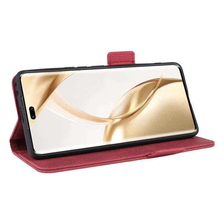 For Honor 200 Pro Magnetic Clasp Flip Leather Phone Case(Red)