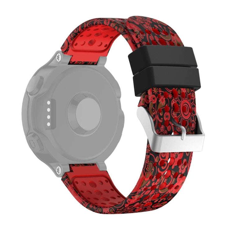 For Gaemin Forerunner 220 / 230 / 235 / 735XT / S20 Printing Silicone  Watch Band(Red Jellyfish)