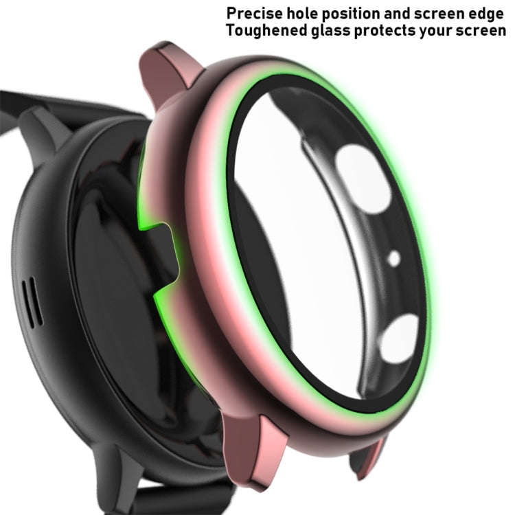 For Samsung Galaxy Watch Active 2 40mm Electroplate PC Protective Case with Tempered Glass Film(P...