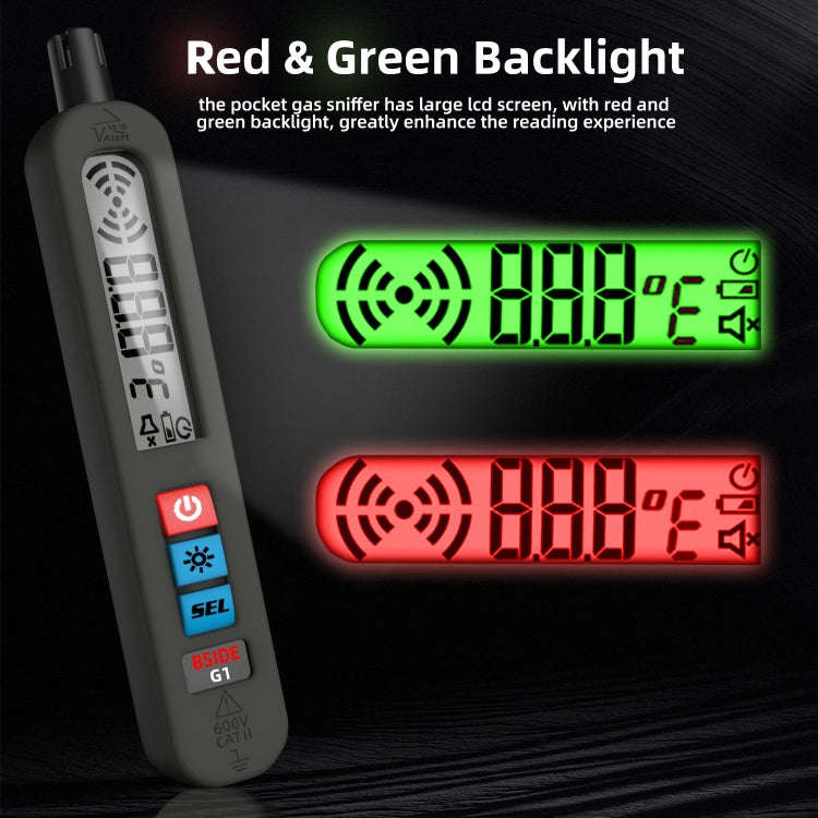 BSIDE G1 Portable Rechargeable Combustible Gas Detector