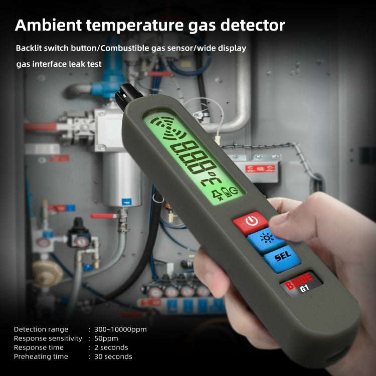 BSIDE G1 Portable Rechargeable Combustible Gas Detector