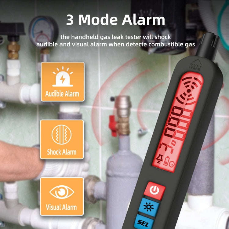 BSIDE G1 Portable Rechargeable Combustible Gas Detector
