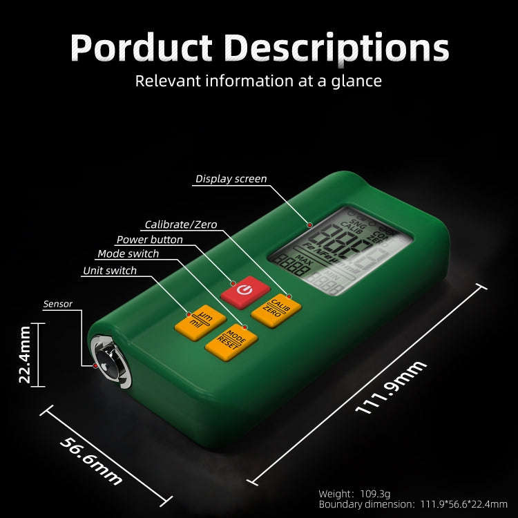BSIDE T2 High Precision Coating Thickness Gauge