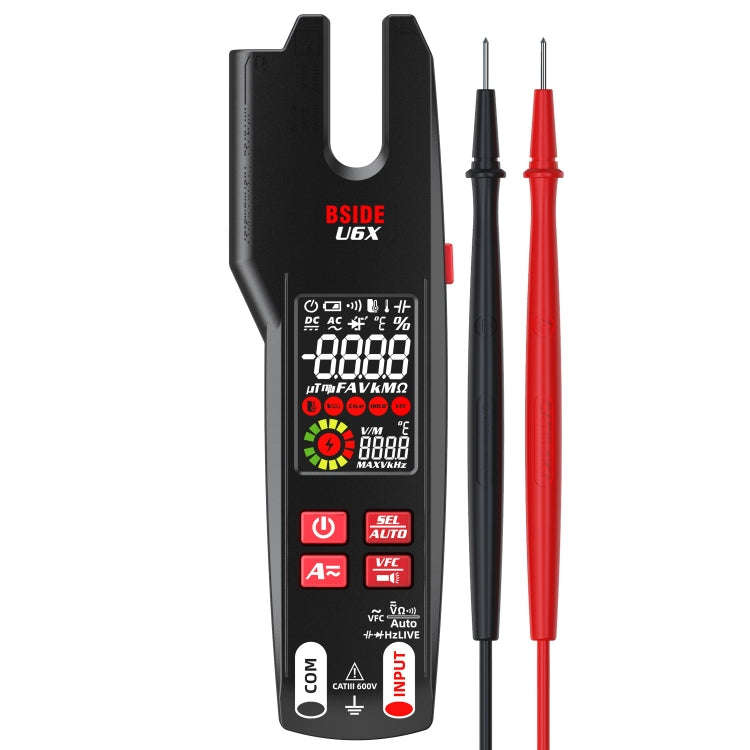 BSIDE U6X AC/DC Clamp-on Infrared Temperature Measurement Multimeter