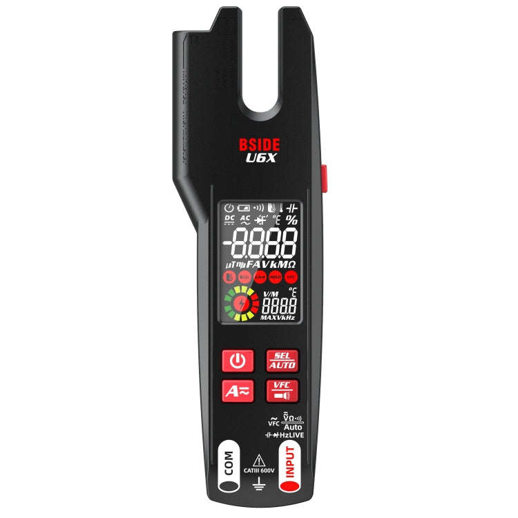BSIDE U6X AC/DC Clamp-on Infrared Temperature Measurement Multimeter