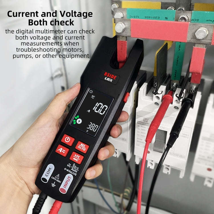 BSIDE U6X AC/DC Clamp-on Infrared Temperature Measurement Multimeter