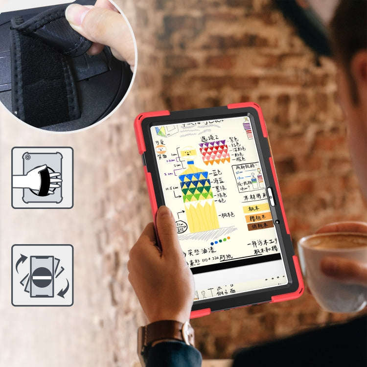 For Huawei Matepad 10.4 inch Shockproof Colorful Silicone + PC Protective Case with Holder & Shou...