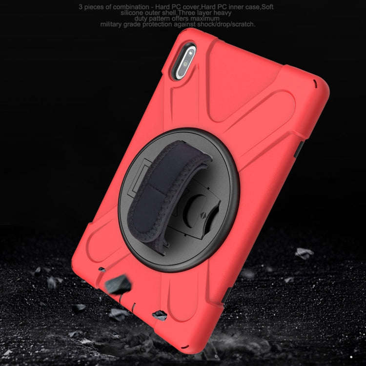 For Huawei Matepad 10.4 inch Shockproof Colorful Silicone + PC Protective Case with Holder & Shou...