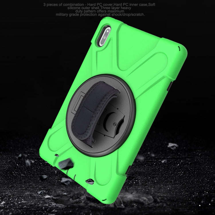 For Huawei Matepad 10.4 inch Shockproof Colorful Silicone + PC Protective Case with Holder & Shou...