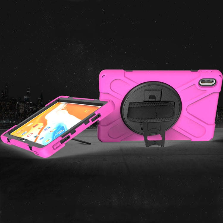 For Huawei Matepad 10.4 inch Shockproof Colorful Silicone + PC Protective Case with Holder & Shou...