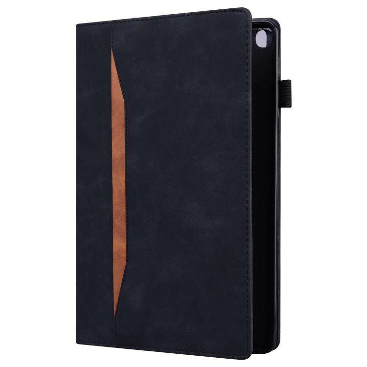 For Lenovo Xiaoxin Pad 11 2025 Splicing Shockproof Leather Tablet Case(Black)