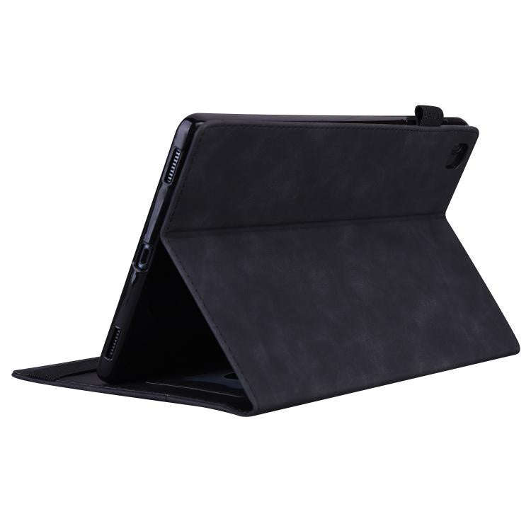 For Lenovo Xiaoxin Pad 11 2025 Splicing Shockproof Leather Tablet Case(Black)
