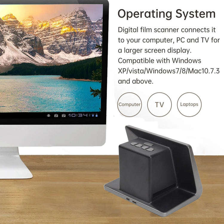 Tonivent TON172 22 Mega Pixels 7 inch HD Screen Film Scanner(EU Plug)