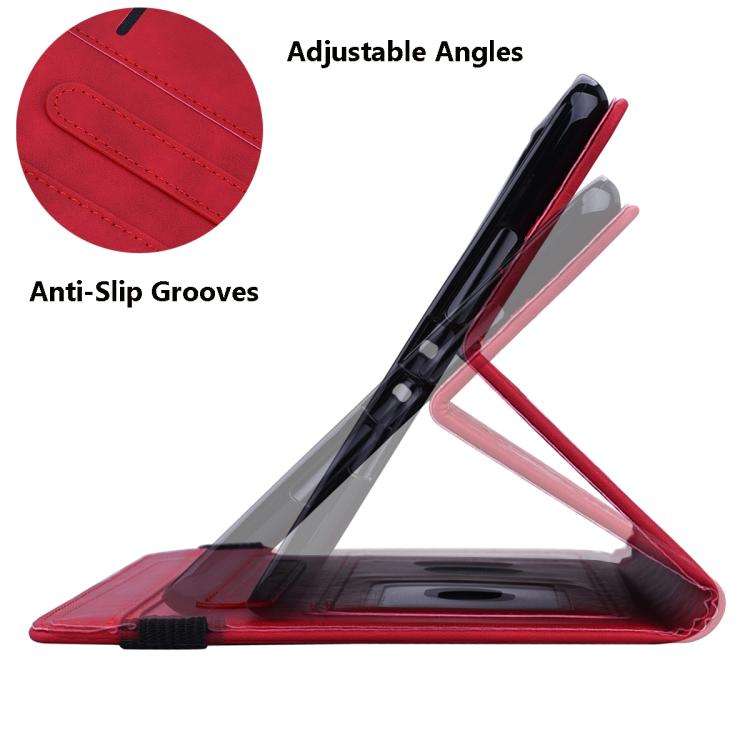 For Lenovo Xiaoxin Pad 11 2025 Calf Texture Embossed Leather Tablet Case(Red)