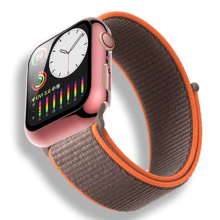For Apple Watch Series 3 & 2 & 1 38mm Electroplated PC Case + Tempered Film Integrated Protective...