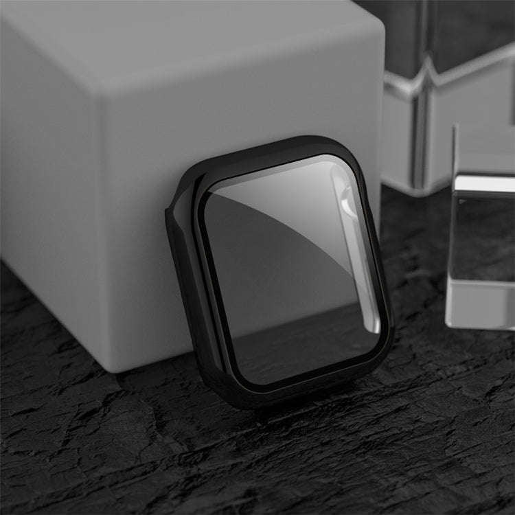 For Apple Watch Series 3 & 2 & 1 38mm Electroplated PC Case + Tempered Film Integrated Protective...