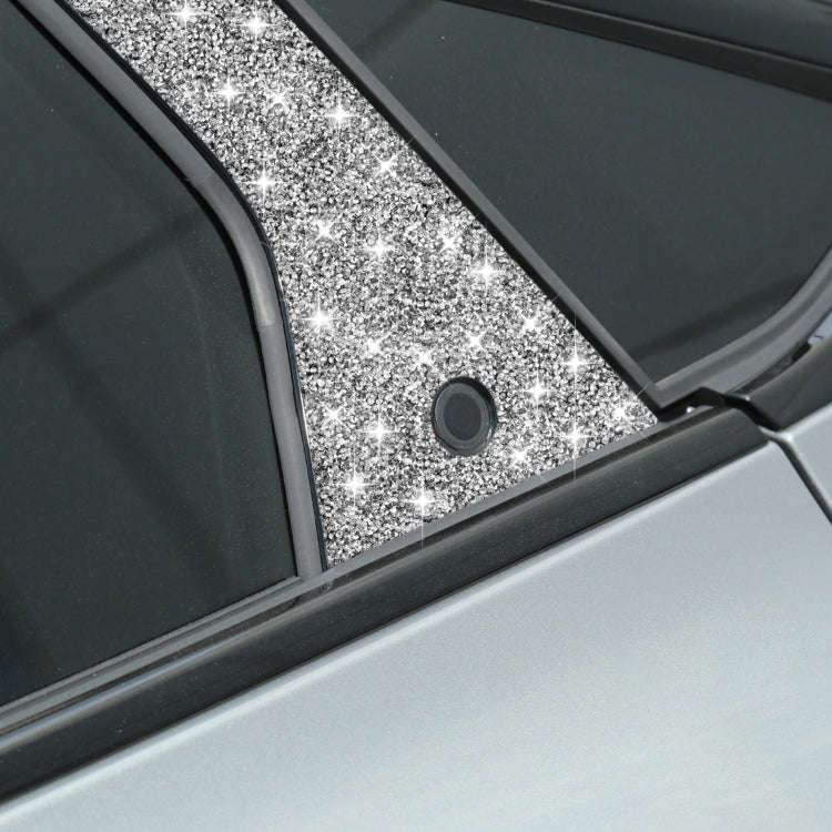 For Ford Mustang Mach E 2021 Car B-pillar Diamond Decorative Sticker
