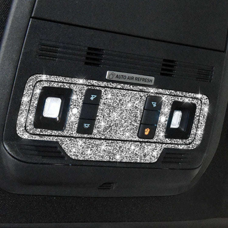For Ford Mustang Mach E 2021 Car Reading Light Button Diamond Decorative Sticker