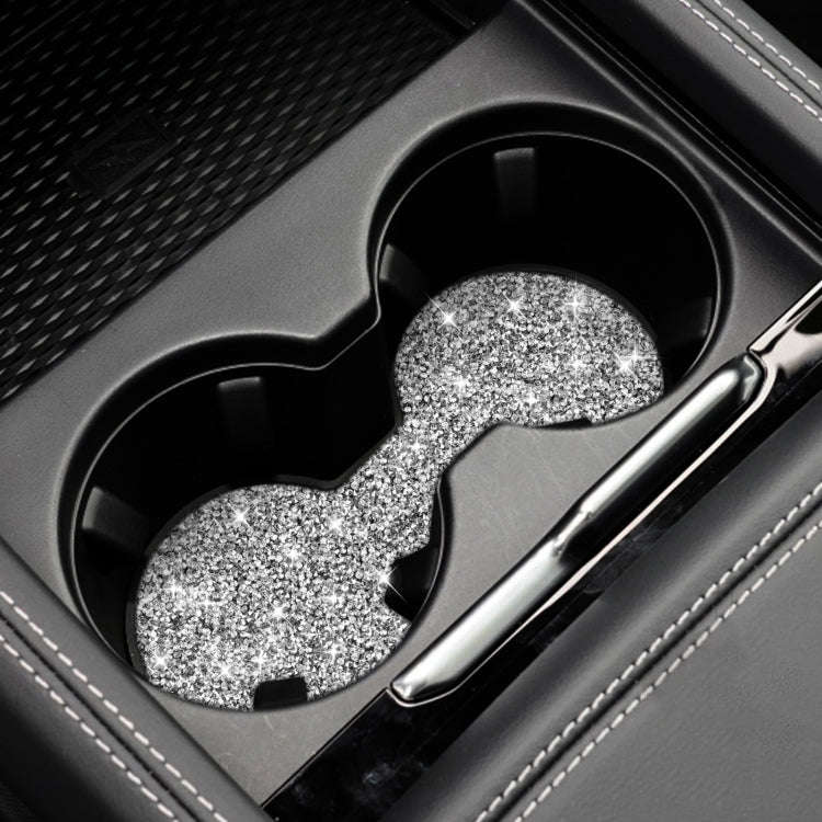 For Ford Mustang Mach E 2021 Car Large Cup Base Diamond Decorative Sticker