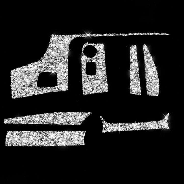 For Chevrolet Corvette C7 2014-2019 7 in 1 Car Central Control Panel Diamond Decorative Sticker, ...