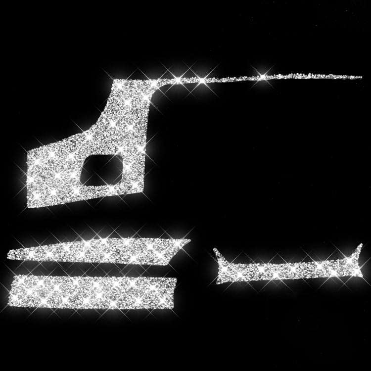 For Chevrolet Corvette C7 2014-2019 7 in 1 Car Central Control Panel Diamond Decorative Sticker, ...