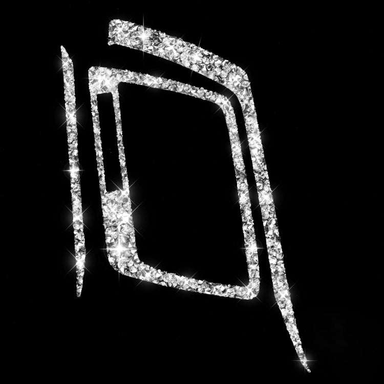 For Chevrolet Corvette C7 2014-2019 Car Gear Panel Diamond Decorative Sticker, Left Drive