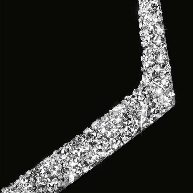 For Chevrolet Corvette C7 2014-2019 Car Door Speaker Frame Diamond Decorative Sticker, Left Drive