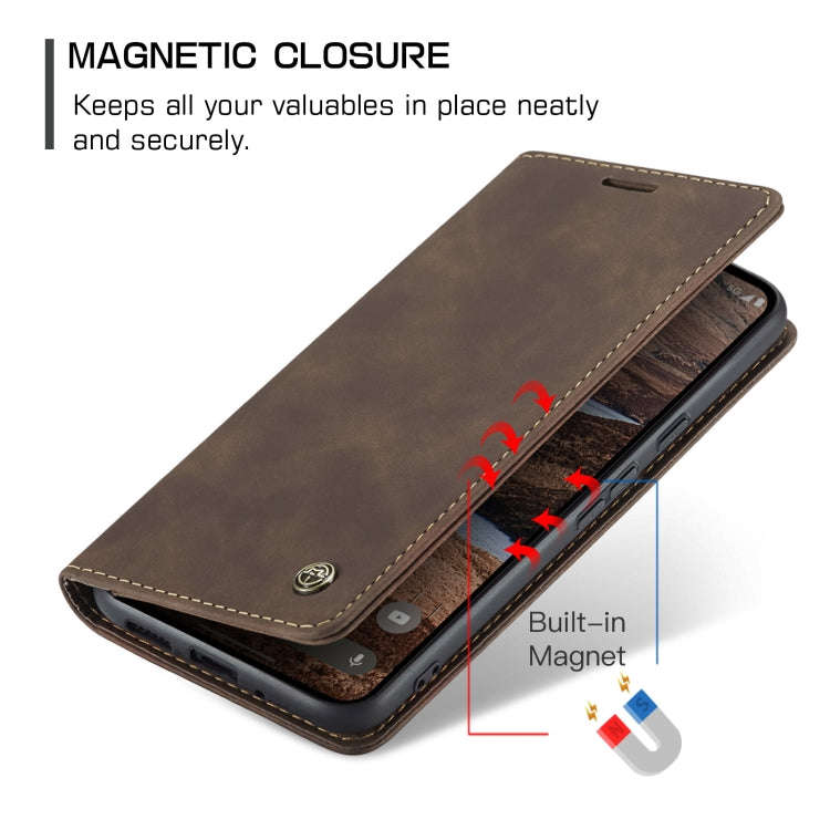 For Google Pixel 9 Pro XL CaseMe 013 Multifunctional Horizontal Flip Leather Phone Case(Coffee)