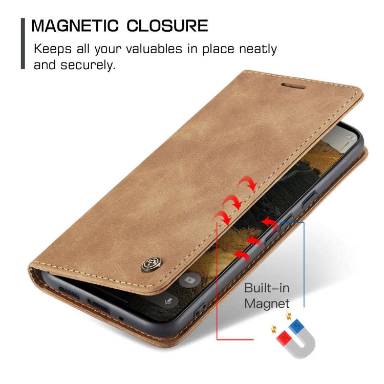 For Google Pixel 9 Pro XL CaseMe 013 Multifunctional Horizontal Flip Leather Phone Case(Brown)