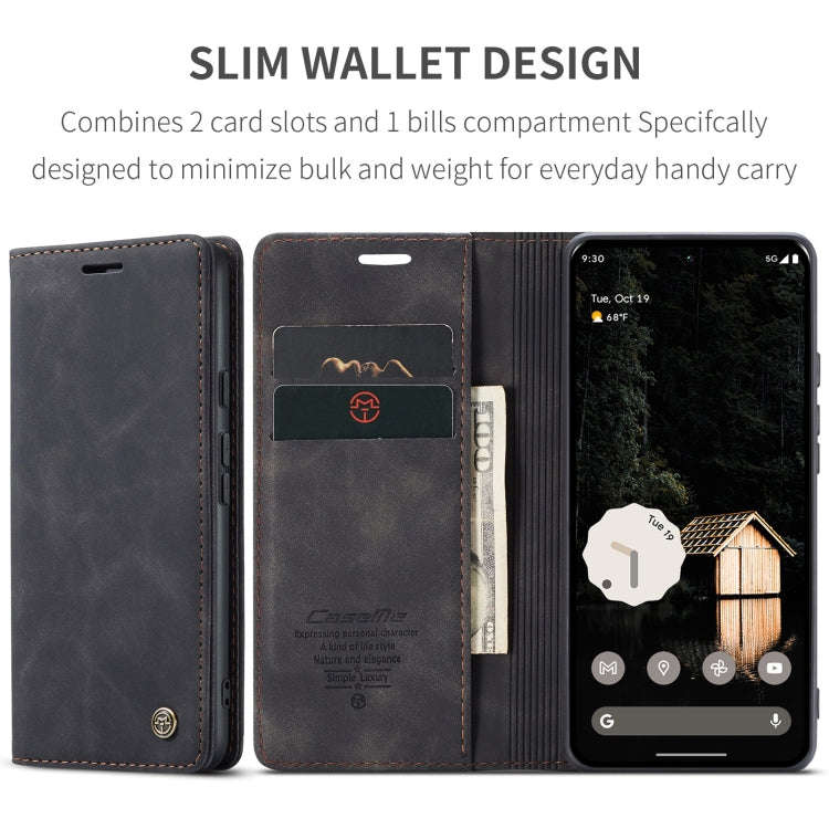 For Google Pixel 9 Pro XL CaseMe 013 Multifunctional Horizontal Flip Leather Phone Case(Black)