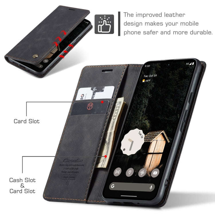 For Google Pixel 9 Pro XL CaseMe 013 Multifunctional Horizontal Flip Leather Phone Case(Black)