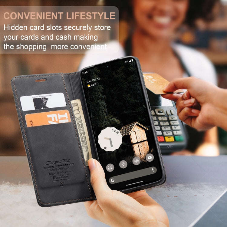For Google Pixel 9 Pro XL CaseMe 013 Multifunctional Horizontal Flip Leather Phone Case(Black)