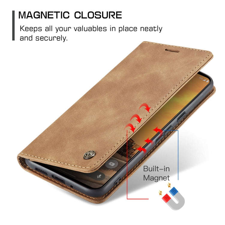 For Google Pixel 9 / 9 Pro CaseMe 013 Multifunctional Horizontal Flip Leather Phone Case(Brown)